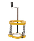 Heavy Duty Aluminum Router Table Lift System With Precision Handle Hassle Free Height Tuning For Woodworking Crews Fits 64 To 66 Millimeter Motors, showcasing robust construction and cranking mechanism.