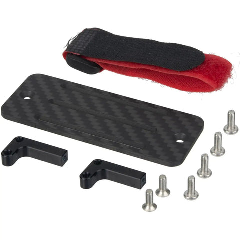 Carbon Fiber Battery Tray With ESC Receiver Mount For One Tenth Scale RC Crawler LCG Gen2 Axial SCX10 II 90046 90047 86100 Upgrade Durable Platform