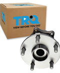 Rear Left Or Right Wheel Bearing And Hub Assembly For 2015-2021 Subaru Legacy Outback Forester Ascent And 2015-2019 WRX Including 2015-2016 WRX STI And 2019 WRX STI next to TRQ packaging