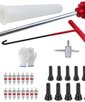 31Pcs Quick Change Tire Valve Core Tool Kit No Tire Removal Needed Replacement Fast And Easy For Cars Trucks SUVs ATVs