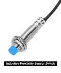 Inductive Proximity Sensor Switch Normally Open NO NPN 4mm Detection Distance DC 6-36V with blue tip and 3.9ft cable