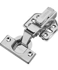 Soft Close Hydraulic Cabinet Hinges Stainless Steel Door Hinge 1 Piece T Hinge Half Overlay For Cabinets No Slam Quiet Operation