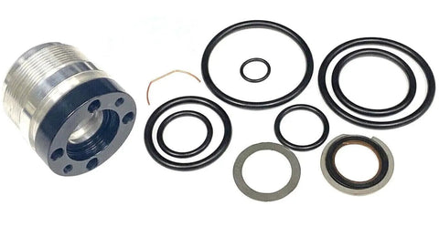 Top Tier Cylinder End Cap And Seal Kit For MerCruiser Alpha One Gen II 25-87400A2 806191T Replacement Part To Fix Leaks And Ensure Your Drive Pumps Smoothly Like A Dream, metal cap and O-rings