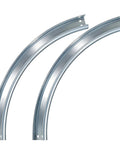 Garage Door Curved Track R15 Pair For Smooth Opening Durable Replacement Rails For Residential Doors Heavy Duty Steel