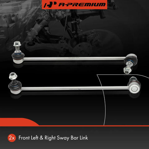 Front Sway Bar Link Set For BMW X3 X4 2011 Through 2018 Direct Fit Pair Of Front Left And Right Stabilizer Links