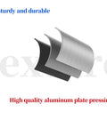 Close-up of aluminum material for Set Of Four Aluminum Waterproof Wheel Cover Center Emblem Sticker For Tesla Model 3 And Model Y 56mm Hubcaps Rim