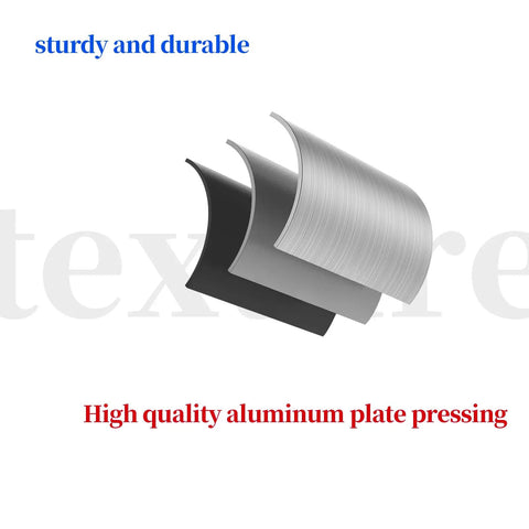 Close-up of aluminum material for Set Of Four Aluminum Waterproof Wheel Cover Center Emblem Sticker For Tesla Model 3 And Model Y 56mm Hubcaps Rim