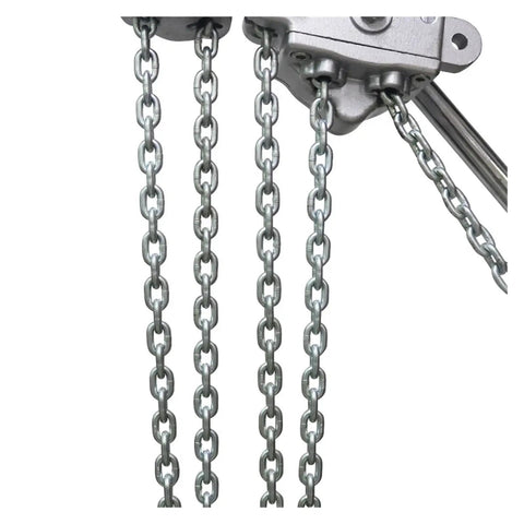 Heavy Duty 1.5 Ton Lever Chain Hoist Made From Super Strong Aluminum Alloy With G80 Steel Lifting Chain for manual rigging work.