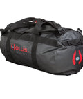 Rugged Tarpaulin Duffle Bag For Dive Gear With D Zip Main Compartment Internal Zippered Pocket Top ID Pocket Backpack Straps
