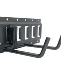 Heavy Duty E Track Shovel Hanger 4 Pack For Long Handled Tools Steel Double J Hook Tool Organizer mounted on wall