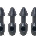 4 Pack Black Spearfishing Wishbone Accessories for Speargun Bands Durable Plastic Gear for 2mm Braided Wire Lightweight