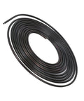 5m Steel Brake Line Kit With PVF Coating for durable hydraulic brake system replacement, coiled black brake line for cars, 4.75mm