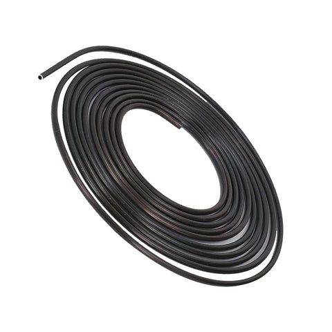 5m Steel Brake Line Kit With PVF Coating for durable hydraulic brake system replacement, coiled black brake line for cars, 4.75mm