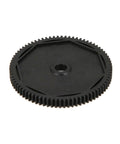 HDS 78T 48P Kevlar Spur Gear For All 22 RC Cars And Trucks Replacement Part TLR232010 shown close-up, black gear with central hole