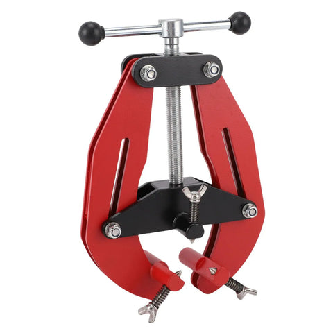 Heavy Duty Adjustable Pipe Alignment Clamp With Quick Acting Dual Handle Screws For Precise Welding And Perfect Fit On 2 To 6 Inch Pipes