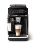 Fully Automatic Espresso Coffee Maker With LatteGo Milk Frother And Ceramic Grinder For Smooth Daily Brewing At Home with milk jug.