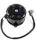 Heavy Duty Radiator Cooling Fan Motor Slick Direct Swap For Toyota Highlander And Lexus Rx400h 3.3 Liter OE 16363-75030 top view with wiring