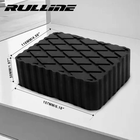 4 Pack Solid Rubber Car Lift Pads Heavy-Duty Anti-Slip Jack Lift Blocks With 3000 Lb Load Capacity Rubber Spacers