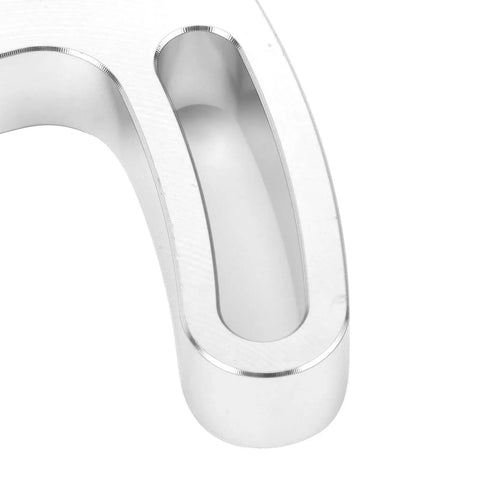 Close-up of aluminum Power Steering Pump Mounting Bracket For LWP 265 283 305 327 350 383 400 Engines, showing rustproof finish