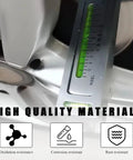 Adjustable Magnetic Camber Caster Gauge Tool Dead Nuts Accurate Wheel Alignment Aid For Tire And Suspension Work Universal Fit For Cars Trucks And Rv Gray measuring wheel angle on a car wheel.
