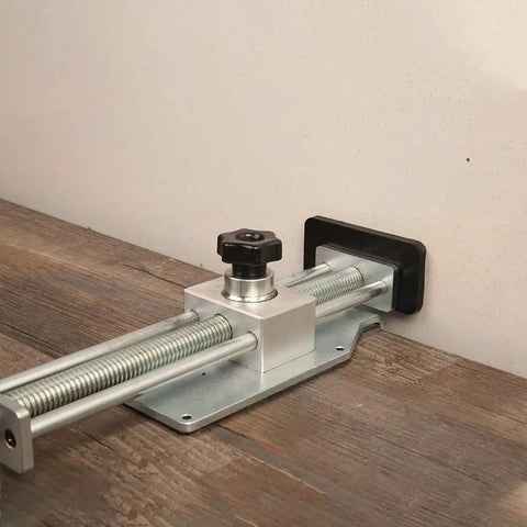 Quick Release Flooring Jack For Hardwood Floors Medium Duty Lightweight Yet Sturdy Fully Galvanized Steel And Aluminum Body in use