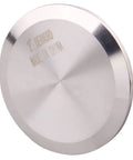 DERNORD sanitary end cap, stainless steel 304, for 2 in tri-clamp ferrule, front view