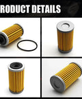 Automatic Transmission Filter Kit Plug And Play Compatible With Nissan Altima Rogue Sentra Versa Juke Kicks Maxima And Infiniti QX50 QX55 Gearbox Oil Filtration System Replacement OEM 0440455 For Smoother Shifts product details showing filter and O-ring.