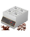 Heavy Duty Electric Chocolate Melter And Tempering Machine With 12kg Capacity, Stainless Steel Food Warmer And Digital Temperature Control