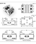 Modular Self Centering Vice For Small Workpieces With Quick Gripping Clamp technical drawing.