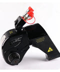 Heavy Duty Hydraulic Torque Wrench For Shop And Field Jobs, featuring smooth turning hose and durable alloy construction.