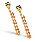 Upgraded 55220 Water Heater Element Fits EcoSmart ECO POU 6 8 11 And Compatible Rheem Eemax Richmond 2-Pack brass elements