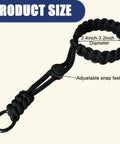 Glove Leash With Metal Button Safety Strap For Ski Gloves, winter wear anti-lost wrist leash with adjustable snap fastener, 2.4-3.2 inch diameter