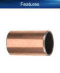 Rock Solid 10 Pcs Sleeve Bearings With Smooth Oilless Bushings And 10mm Bore 12mm OD 20mm Length copper bearing sleeve close-up.