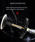 Sealed suction plate of Heavy Duty Pneumatic Grease Pump Kit with rubber material, ensuring no waste of grease.