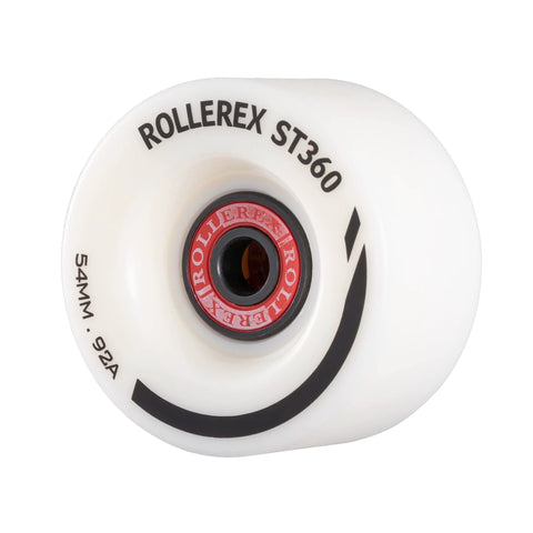 Quad Skate Wheel Set 54mm x 32mm 92A Durometer Indoor Outdoor Eight Pack With Fully Assembled Bearings Spacers And Washers