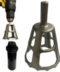 Professional Grade Sprinkler Head Installation Tool Crafted From 304 Solid Stainless Steel Drill Powered Adapter for rotor installation.