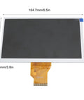 Front view of 7 Inch TFT LCD Display Module With 800x480 Resolution 50 Pin RGB Interface Landscape Design, showing dimensions.