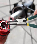 4 Piece Snap Ring Pliers Set, 7 Inch Beast Heavy Duty Internal External Circlip Pliers Kit removing retaining clips on machinery