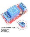8 Pack 5V Relay Module One Channel Board With Opto Isolation High Or Low Trigger For Arduino And Other Microcontroller Projects