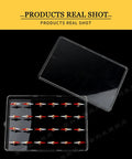 Magnetic Molecular Model Kit for Physics Class Hands On Teaching Tool for Junior High School Experiments Transparent Plastic Box With 24 Steel Needles Demonstrating Magnetization and Demagnetization with open lid