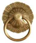 Vintage Brass Drawer Pulls Hardware For Furniture Cabinet Cupboard Dresser Chest Wardrobe Single Hole Knobs With Screws