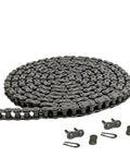 Top Tier 41 Roller Chain For Go Kart Bike And ATV Projects Plus 2 Links To Connect It Right For Your Industrial Machinery Needs Without A Hassle, 10 ft kit.
