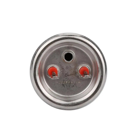Top Tier Premium Water Dispenser Heater Constructed From Corrosion Resistant Stainless Steel With Automatic Reset Thermostat showing the bottom view of the heater.