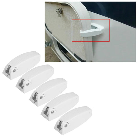 Heavy Duty Rv Door Catch Latch With Spring Loaded Abs Hinge For Camper Motorhome Travel Trailer Baggage Door Holdback Built Tough To Keep Your Rig Running Sweet And Secure