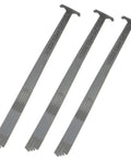 3 Pack Bare Floor Tool Replacement Nozzle For ProHeat 2X Revolution Pet Upright Carpet Cleaners shown in grey