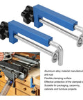 2 Pack 120mm Aluminum Alloy Flexible Clamps For DIY Woodworking And Carpentry Handy Rust Resistant Clamps For Table Saws Band Saws