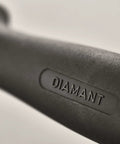 Close-up of handle of 10 Inch Diamond Sharpening Steel For Knife Maintenance, Pro Grade Honing Rod For Kitchen Blades, visible "DIAMANT"