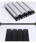 Aluminum Profile Extrusion Linear Rail For CNC And 3D Printer Frames Adjustable 100mm To 570mm Length Black Silver Finish