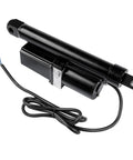 Ten Inch 12V DC Hydraulic Motor Electric Linear Actuator with wires, designed for rugged DIY projects and custom builds.