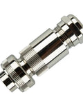 Heavy Duty 7 Pin Metal Connector Rock Solid Box End Plug Fits Rexroth Moog Parker And Atos Proportional Valve DIN EN175201-804 Standard Hydraulic Interface with silver finish.